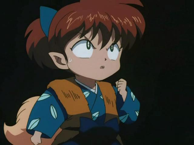 Otaku Gallery  / Anime e Manga / Inu-Yasha / Screen Shots / Episodi / 013 - L`enigma della luna nuova! Inuyasha dai capelli neri! / 123.jpg